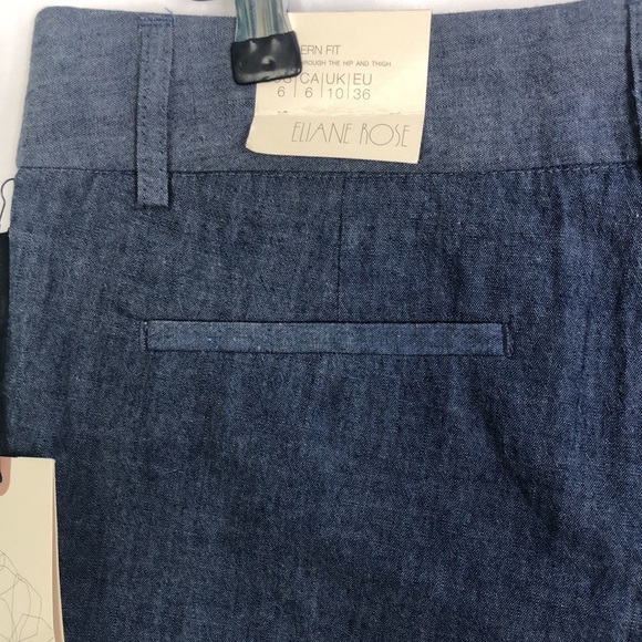 Elíane Rose Modern Fit Navy Blue Shorts Size 6 - Picture 6 of 9